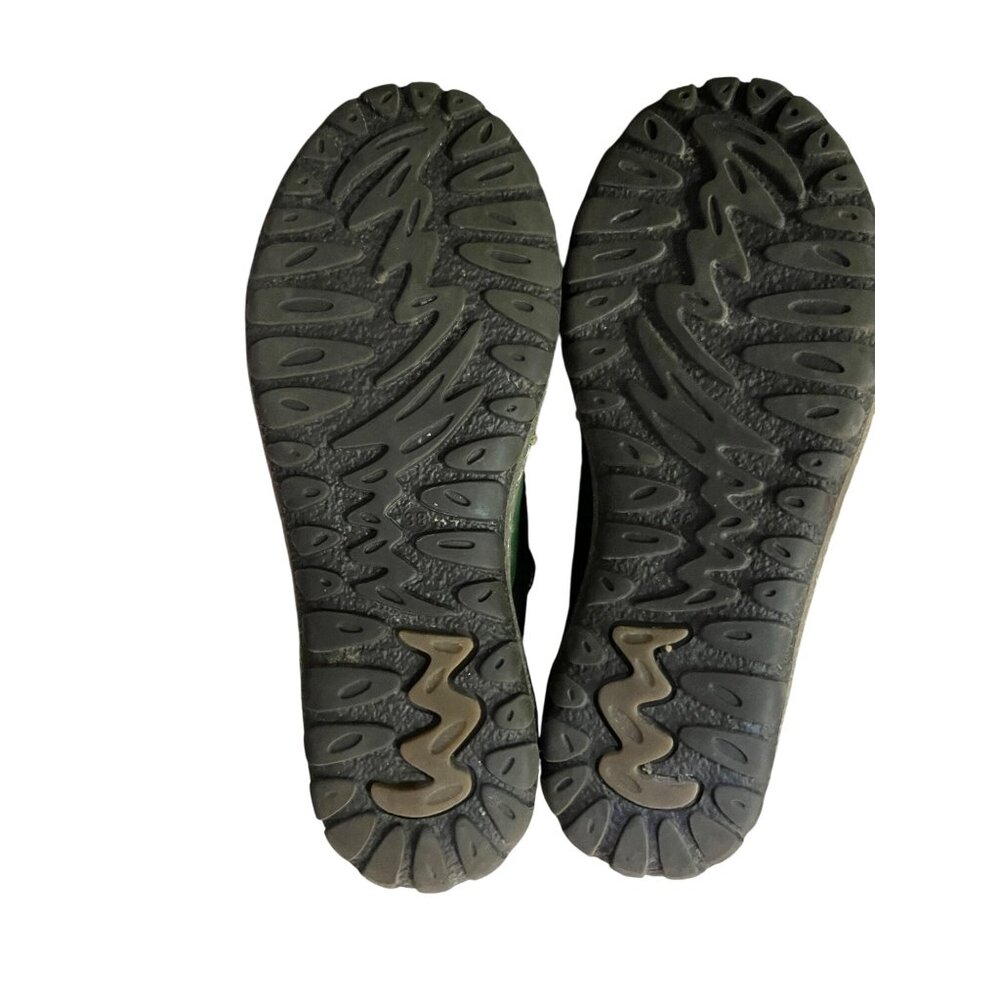 V-Italia 1041 Kiki Boots Women’s 38 / 7.5 Green Leather Fleece Lined Poland - Picture 7 of 13